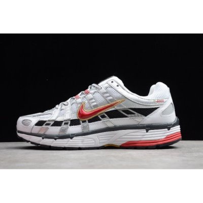 Nike P-6000 Beyaz / Altın / Kırmızı Spor Ayakkabı Türkiye - 63183DZQ